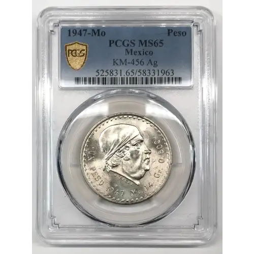 1947-Mo Peso KM-456  Ag (2)