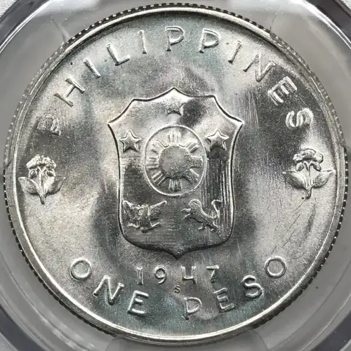 1947-S Peso KM-185, MacArthur (4)