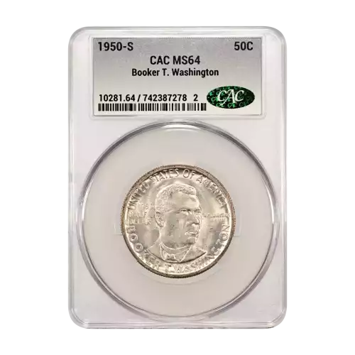 1950-S Booker T. Washington 50c