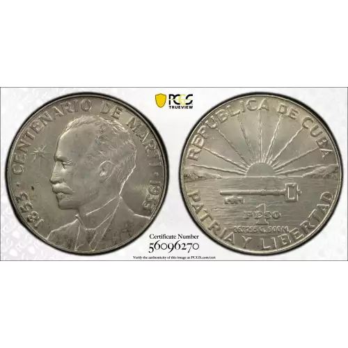 1953 Peso Jose Marti
