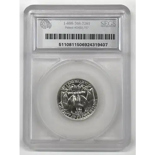 1956 P Silver Washington Quarter SEGS Holder