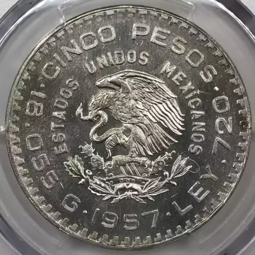1957-Mo Peso Constitution KM-458 (5)