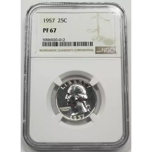 1957 P Silver Washington Quarter NGC PF-67   (3)