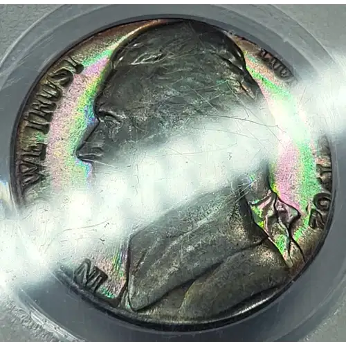 1962 Jefferson Nickel PCGS MS-63 Struck on Cent Planchet Mint Error BN