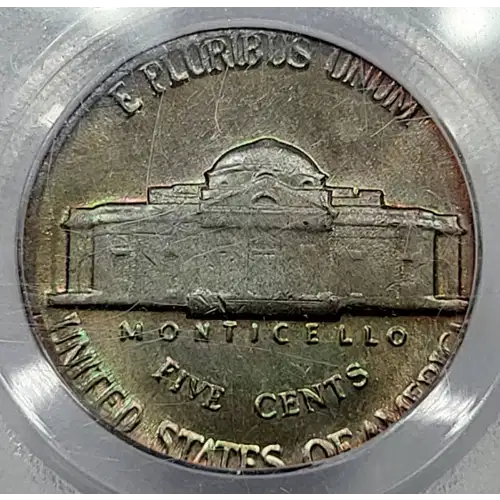 1962 Jefferson Nickel PCGS MS-63 Struck on Cent Planchet Mint Error BN (3)