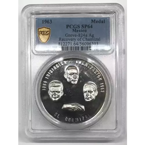 1963 Medal Grove-824a Ag Recovery of Chamizal (3)