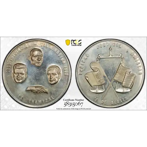 1963 Medal Grove-824a Ag Recovery of Chamizal