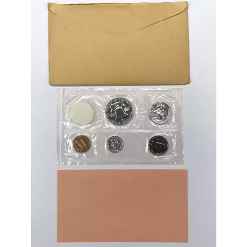 1963 US Mint Silver Proof Set w OGP Envelope & Paper (2)