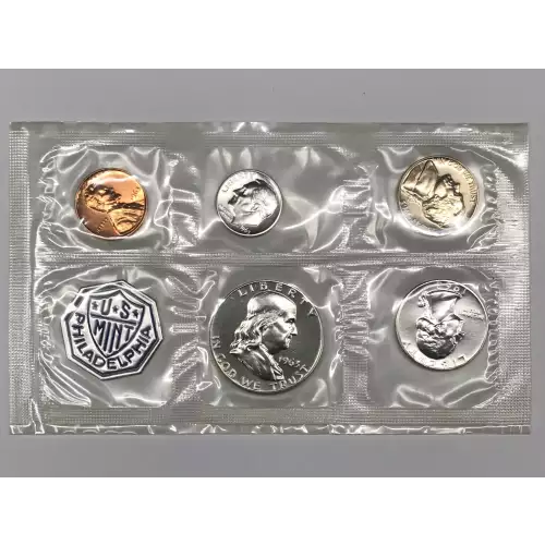 1963 US Mint Silver Proof Set w OGP Envelope & Paper (4)