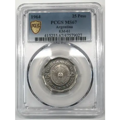1964 25 Peso KM-61 (3)