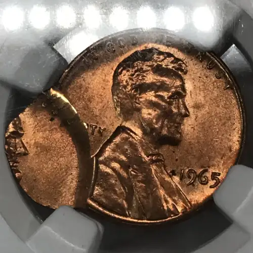 1965 DOUBLE STRUCK 2ND STRIKE 75% OFF CENTER RD (2)