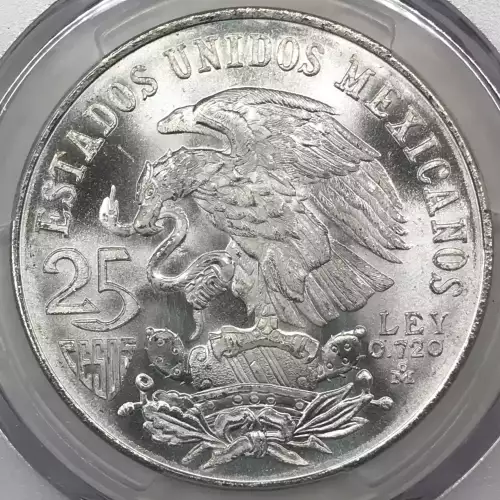 1968-Mo 25 Peso Olympic Type 1 KM-479.1 (4)
