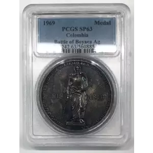 1969 Medal Battle of Boyaca Ag