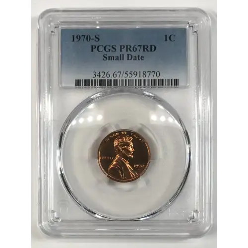 1970-S 1C Small Date, RD