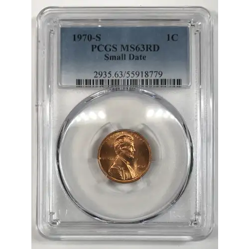 1970-S 1C Small Date, RD