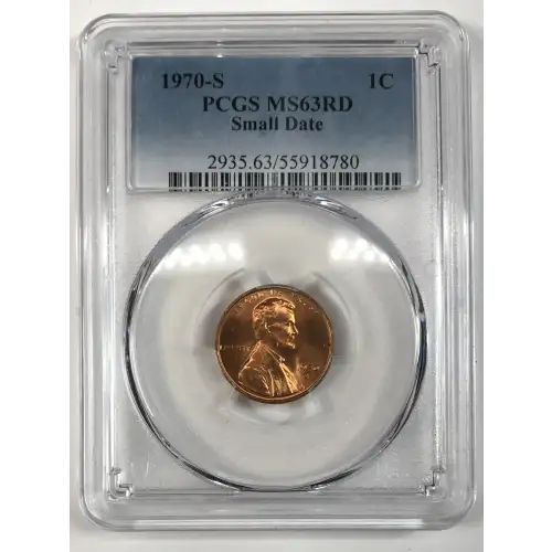 1970-S 1C Small Date, RD