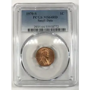 1970-S 1C Small Date, RD (3)