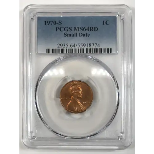 1970-S 1C Small Date, RD