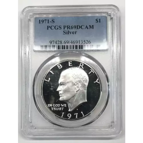 1971-S $1 Silver, DCAM