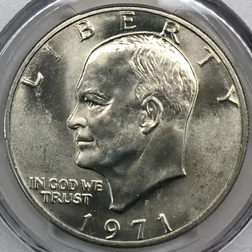 1971 S Silver Ike Eisenhower Dollar PCGS MS-67 (2)
