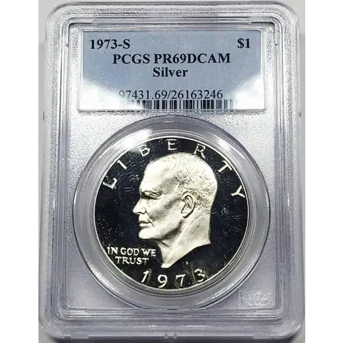 1973-S $1 Silver, DCAM (3)