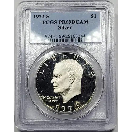 1973-S $1 Silver, DCAM (3)