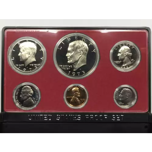 1973 US Mint Proof Set w OGP Box