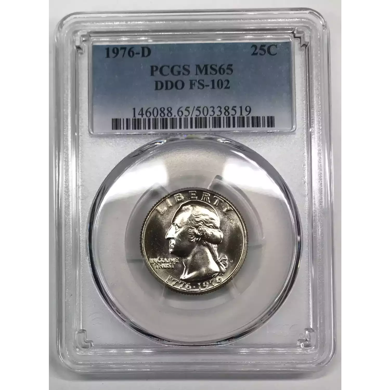 1976-D Washington Quarter PCGS MS-65 Clad DDO FS-102 - Old Pueblo Coin