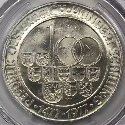 1977 100 Sch 500th Anniv. Hall Mint (4)