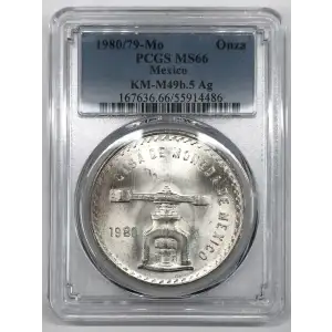 1980/79-Mo Onza KM-M49b.5 Ag