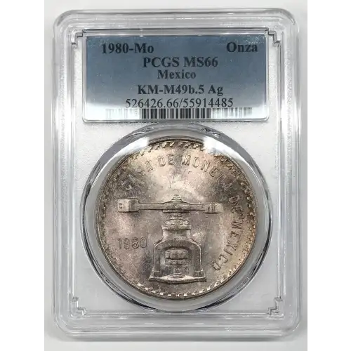 1980-Mo Onza KM-M49b.5  Ag