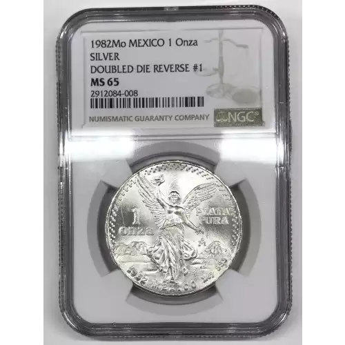 1982Mo SILVER DOUBLED DIE REVERSE #1