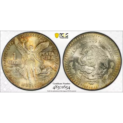 1985-Mo Onza Libertad Silver