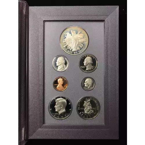 1989 Prestige Proof Set w US Mint OGP Box & COA (5)