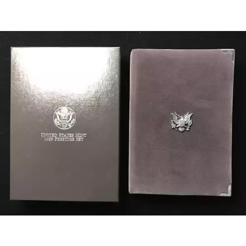 1989 Prestige Proof Set w US Mint OGP Box & COA (2)