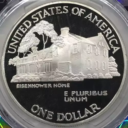 1990-P $1 Eisenhower, DCAM (4)