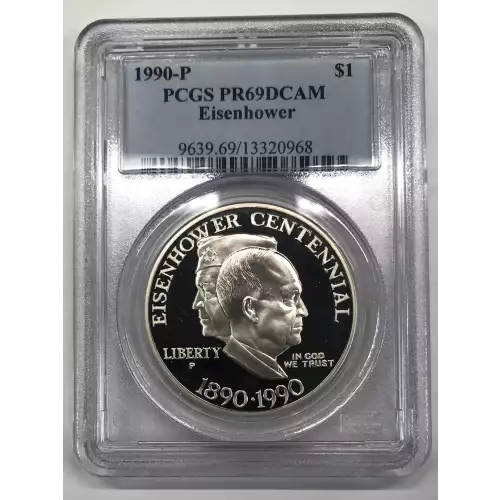 1990-P $1 Eisenhower, DCAM