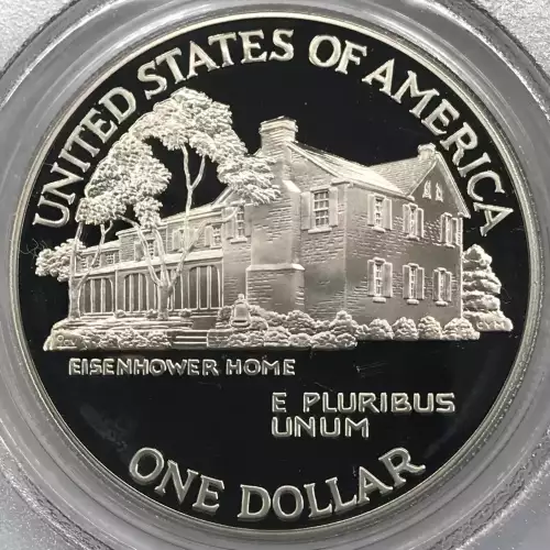 1990-P $1 Eisenhower, DCAM (2)