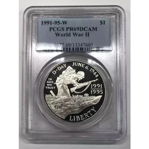 1991-95-W $1 World War II, DCAM