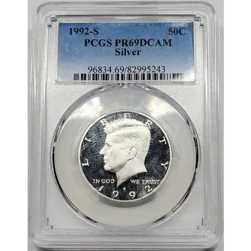 1992-S 50C Silver, DCAM (3)