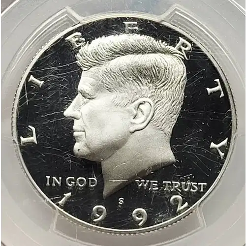 1992-S 50C Silver, DCAM