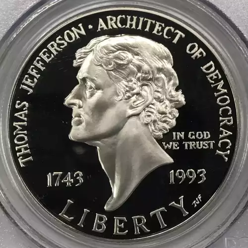 1993-S $1 Jefferson, DCAM