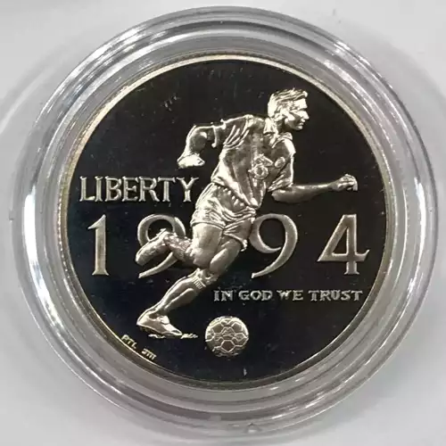 1994-P World Cup Soccer Proof Clad Half Dollar - Coin Only