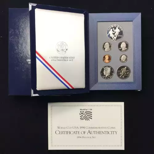 1994 Prestige Proof Set w US Mint OGP Box & COA