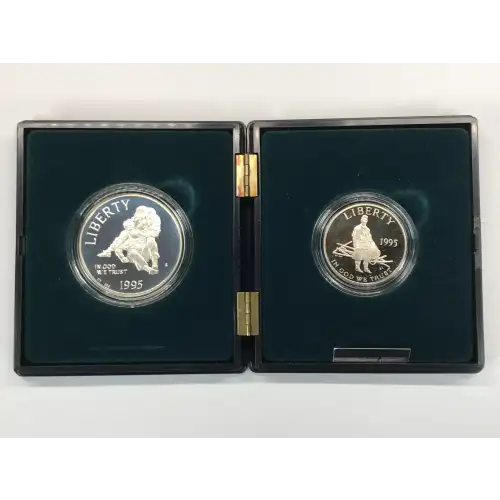 1995 Civil War Battlefield Preservation - Two Coin Set 