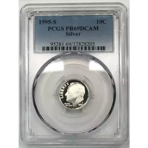 1995-S 10C Silver, DCAM