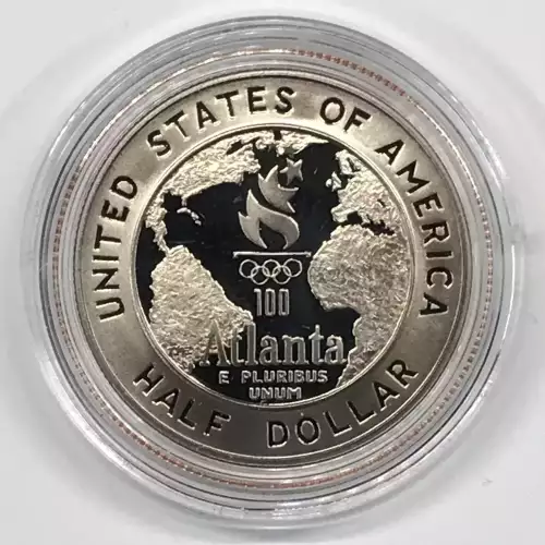 1995-S Olympic Basketball Proof Clad Half Dollar - Coin Only (2)