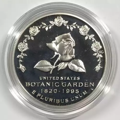 1997-P Botanic Garden Proof Silver Dollar w US Mint OGP - Box & COA
