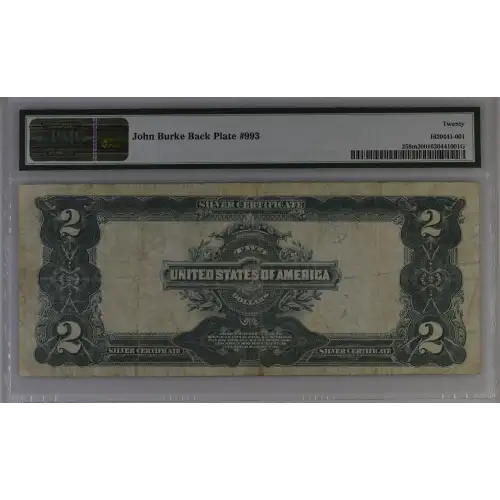 $2 1899 Blue Silver Certificates 258m (3)