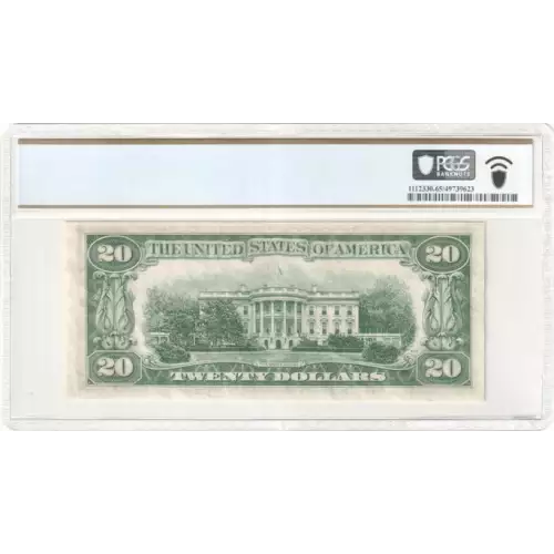 $20 1950-A. blue-Green seal. Small Size $20 Federal Reserve Notes 2060-H (3)